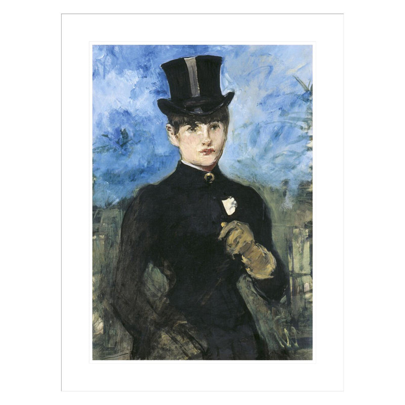 Équitation giclée encadrée par Horse Man, H 29,5 po x l 22,57 po