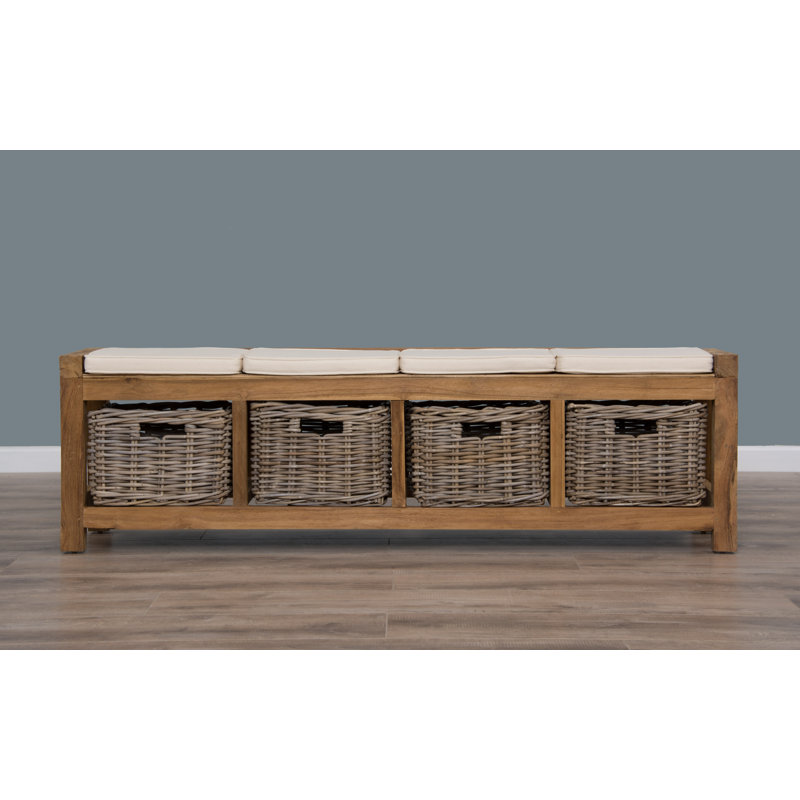 Alyson Solid Wood Storage Bench