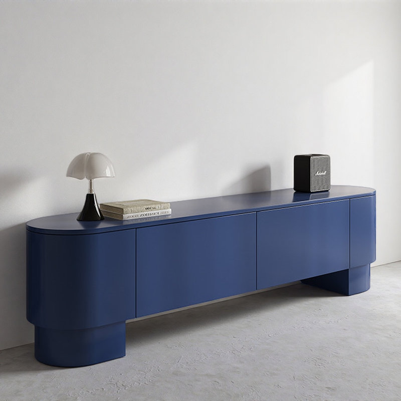 Meuble télé moderne et minimaliste, Bleu