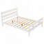 Élégant lit de style champêtre avec un design à panneaux traditionnel et un rangement généreux caché