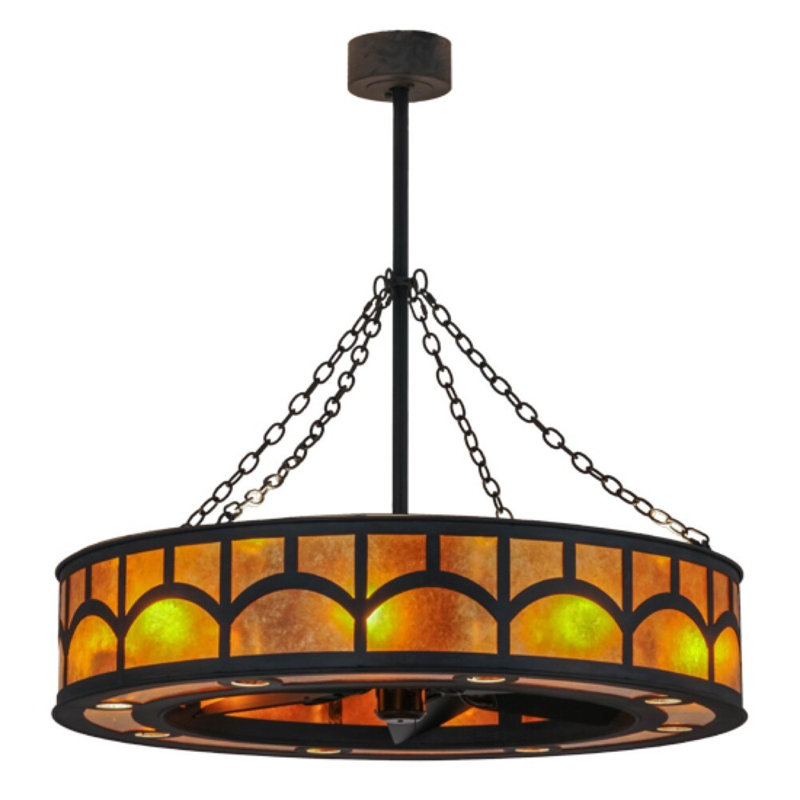 Mission Downrod Ceiling Fan