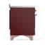 Cuisinière à induction de 48 pouces avec 6 éléments à induction en bourgogne Majestic III Series (garniture en cuivre)-124828833-124828830