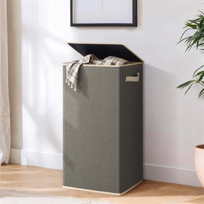 Bhargava Fabric Laundry Hamper with Handles