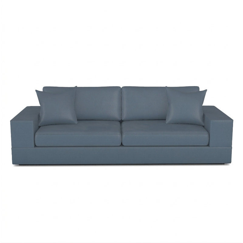 Embrace Full Cushion Arm Sofa, Navada Blue