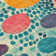 Machine Washable Indoor/Outdoor Xhevrie Teal Rug