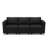 Colusa Faux Leather 3-Seat Sofa Small Storage Couch Sectional Modualr Sofa Memory Foam Sofa For Apartment Livingroom-1547449912