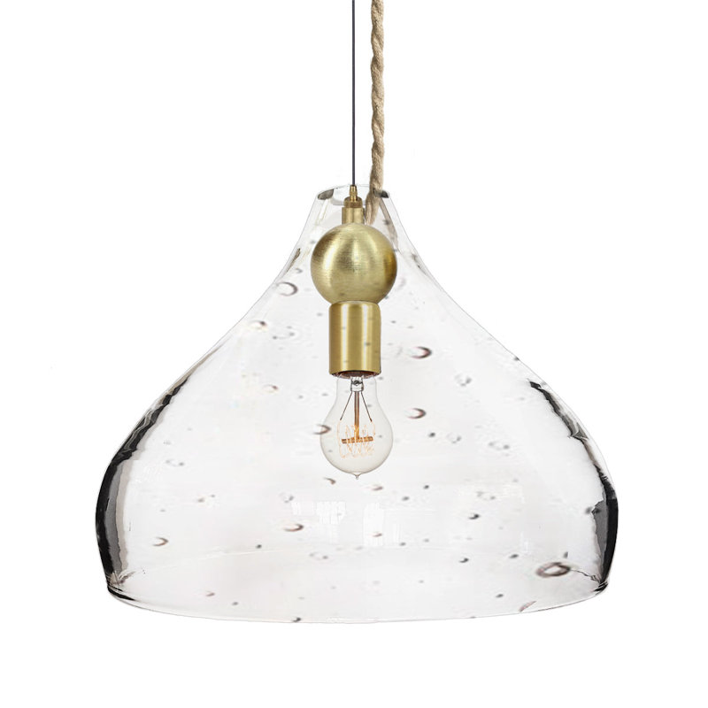1 - Light Pendant, Brass
