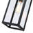 1-Light Outdoor Hanging Lantern Pendant with Matte Black Finish-1333683393