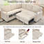 Canapé en L avec canapé-lit, canapé-lit avec siège de rangement, canapé-lit modulaire à 5 places avec port USB, canapé-lit modulaire pour salon, appartement-308659320