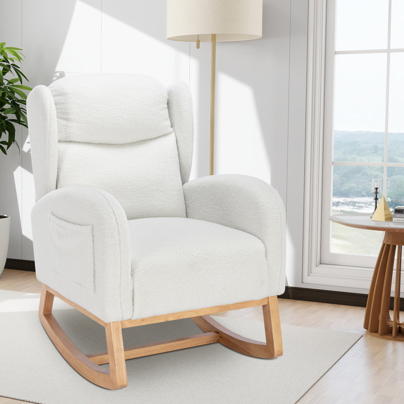 Lorinda Rocking Chair, White