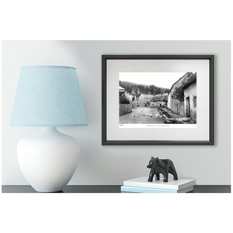 Axmouth, The Village 1898 - Single Picture Frame Print, 40cm H x 50cm W x 2.3cm D