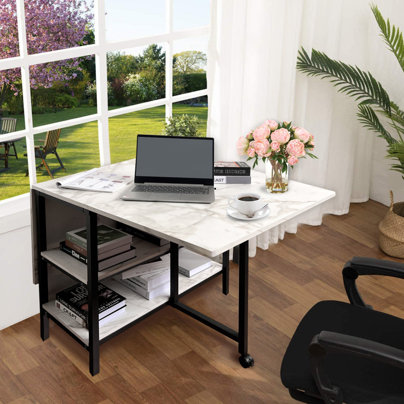 DB-2105002-1 54.9'' Rectangular Portable Folding Table, Black