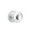 Double Dummy Melon Knob with Lancaster Rose