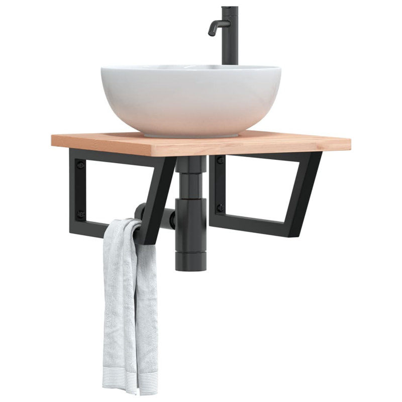 Accent Shelf, 2.5" H x 50" W x 50" D, Black