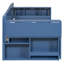 Grand lit de jour avec bureau amovible, tiroirs de rangement et table d'appoint hydraulique, lit de jour multifonctionnel bleu-1503886665-1503886661
