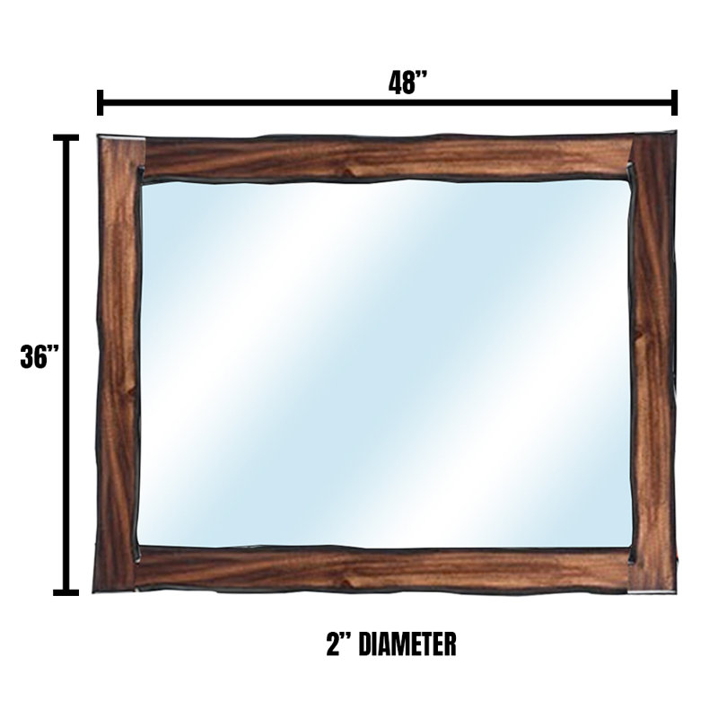 Miroir de commode moderne bold and éclectique Kenosha