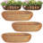 3Pcs Trough Coco Liners For Planters Coconut Coir Planter Liner Replacement for Window Box Hanging Trough Basket For Garden Fence Flower Vegetable-66216869
