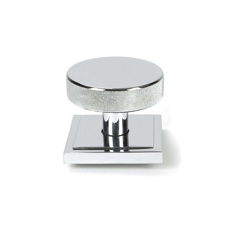 Brompton Single Dummy Door Knob , Polished Chrome