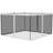 Replacement Mesh Sidewall Netting For Patio Gazebos And Canopy Tents With Zippers (Sidewall Only)