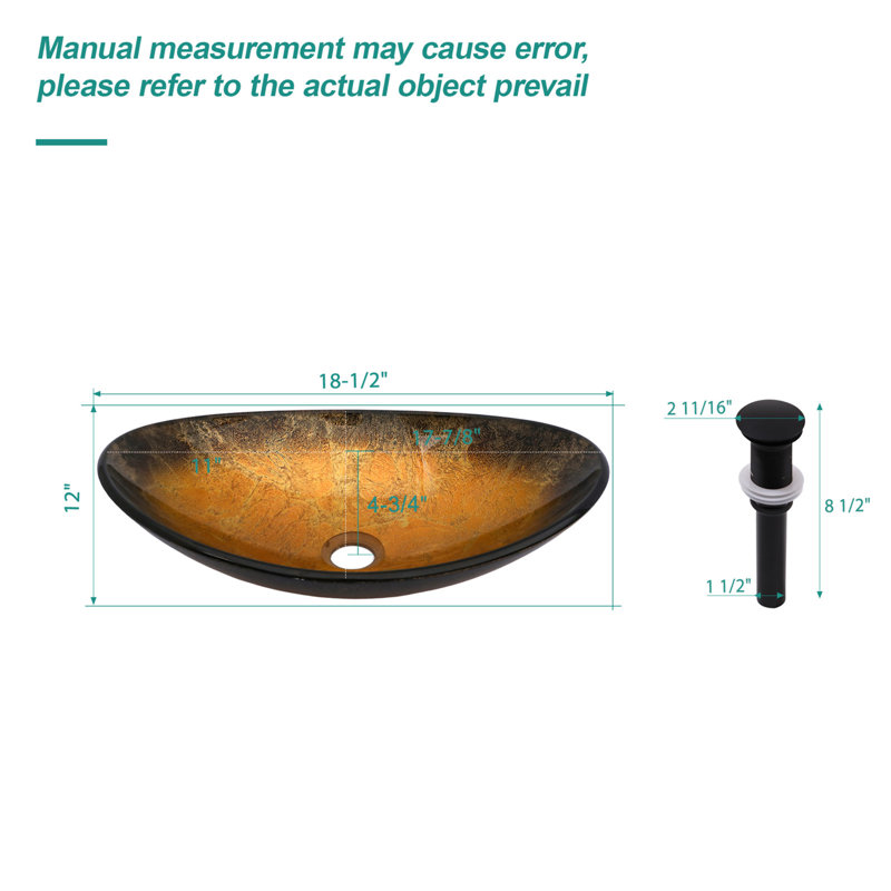 Lavabo vasque en verre trempé Artisan