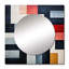 Palancar Indigo Illusion Abstract Shapes IV - formes abstraites, miroir mural, art imprimé en métal-266598557