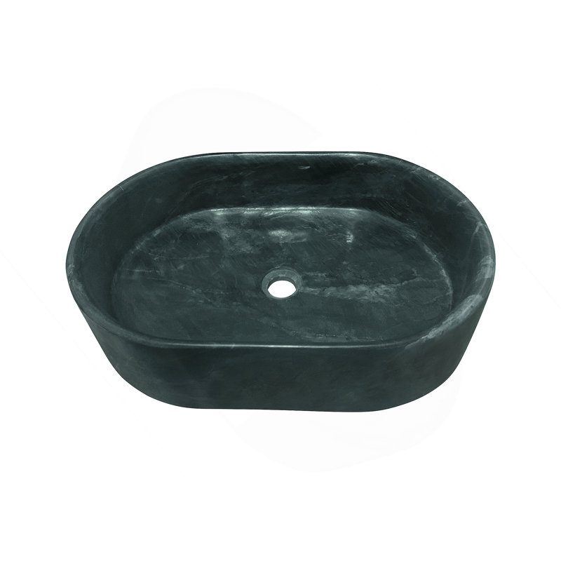 Vessel Sink, Oval-Shaped Sink For Bathroom, Green