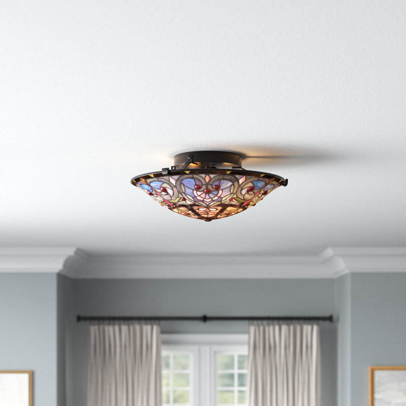 Engebretson Glass Flush Mount