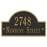 2-Line Wall Address Plaque