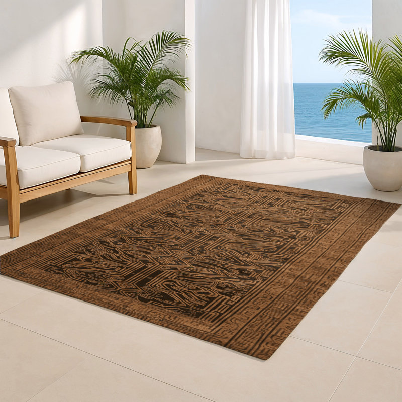 Tapis intérieur et extérieur ArtDeco, Rectangulaire 2 pi x 3 pi