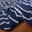 Tapis géométrique tissé à la main 80% laine, 20% coton Rodgers-310415996