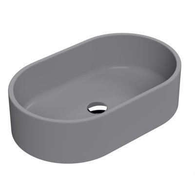 Nuie Vessels 565 mm L x 350 mm W Vitreous China Oval Sink