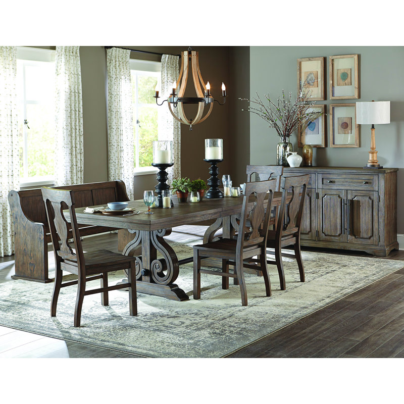 Kenneth Solid Wood Bench