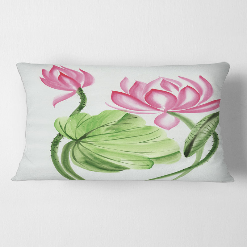 Floral Throw Pillow