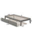 Lit plateforme robuste en bois massif avec lit gigogne Aayanna-456749050-448667739
