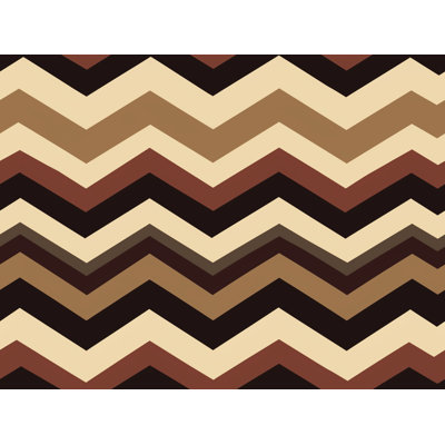 Polyester Chevron / Zig Zag Duvet Cover