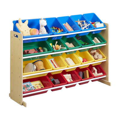 ECR4Kids 4-Tier Organizer with 20 Bins, Toy Storage
