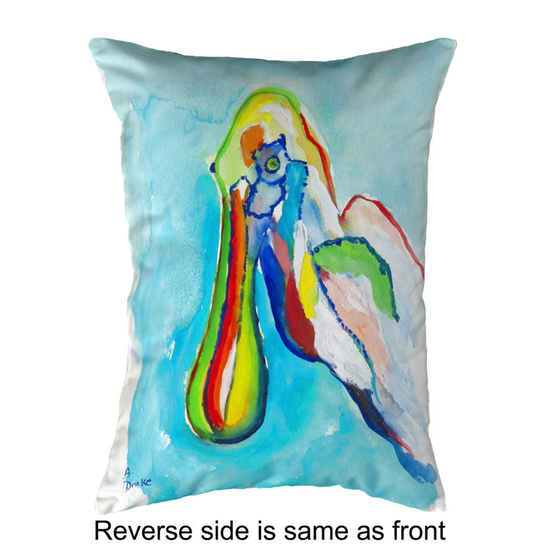 Outdoor Reversible Throw Pillow