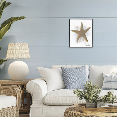 Giclée encadrée étoile de mer Honeybloom, design par Matthew Piotrowicz