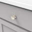 Poignée ronde American Diner - bouton d'armoire en nickel satiné de 1 3/8 po de diamètre - Quincaillerie transitionnelle et traditionnelle pour tiroirs et armoires-116145109-99149593