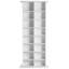 Armoire de rangement multimédia, étagère à DVD 8 couches pouvant contenir 464 CD, étagères à CD réglables 16 compartiments-727820818