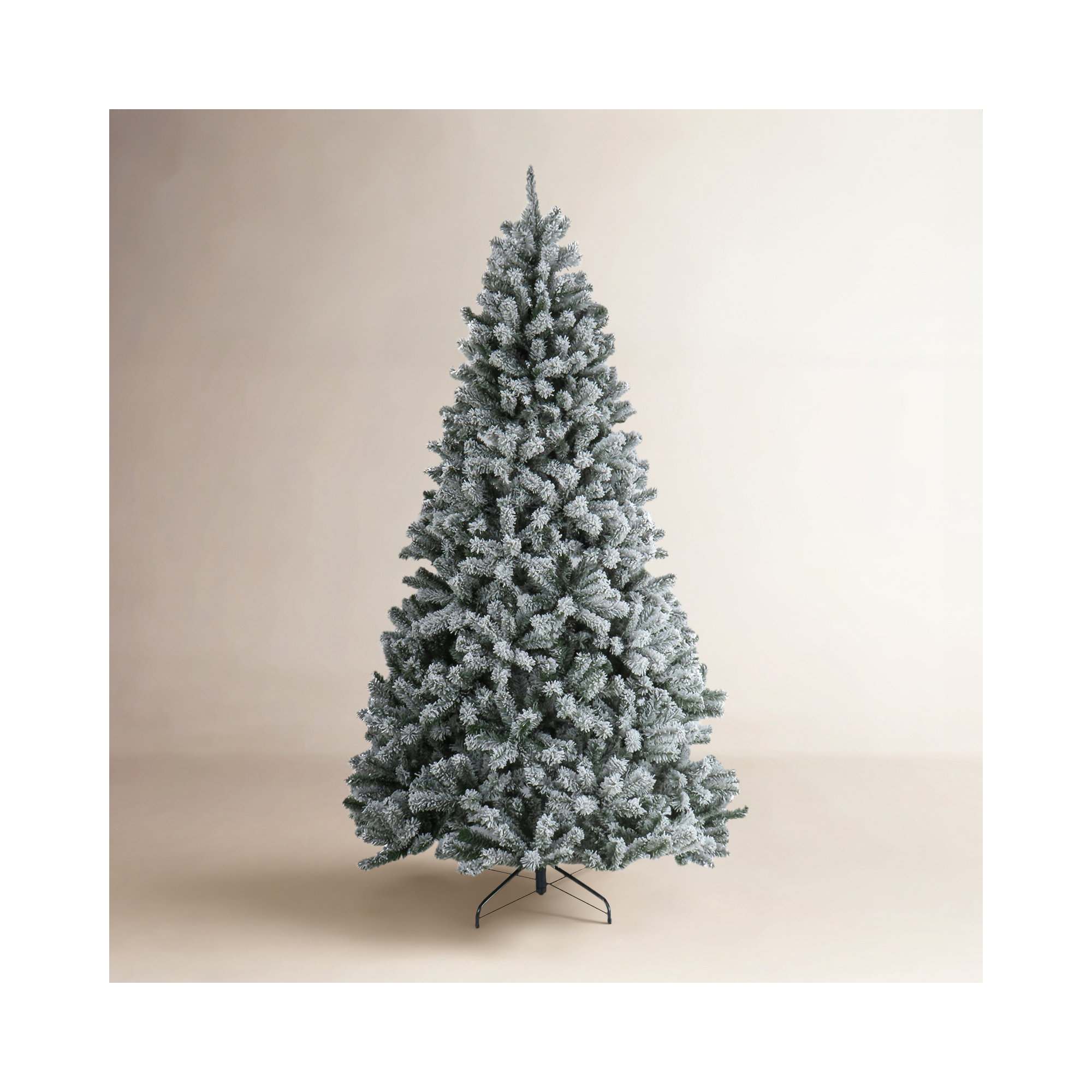 The Holiday Aisle® Snowy North Valley Spruce Tree, 7.5 Ft