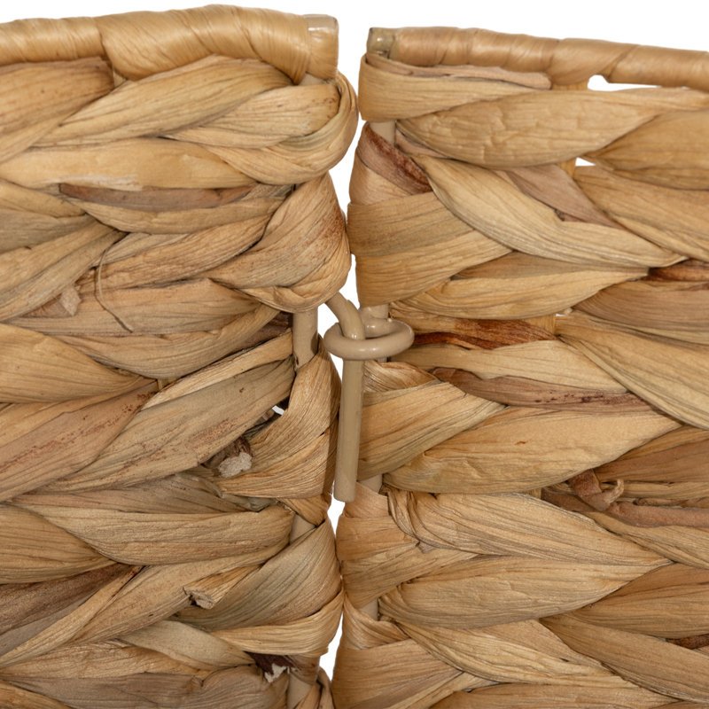 Anneau d'arbre de Noël en jacinthe 24 po tissé à la main naturel