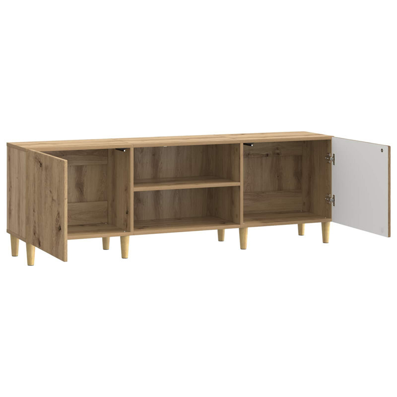 TV Stand, 50cm H x 150cm L x 31cm W, Artisan Oak