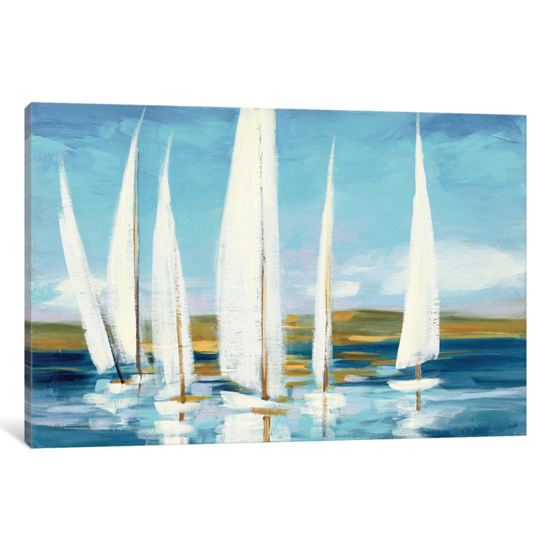 Horizon, reproduction d'art sur toile tendue, H 26 po x l 40 po x P 1,5 po