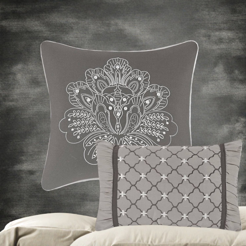 Ensembles de literie en jacquard réversible de luxe, polyester durable, très grand format moderne pour la décoration intérieure