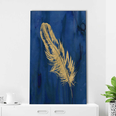 Plume d'or II - peinture