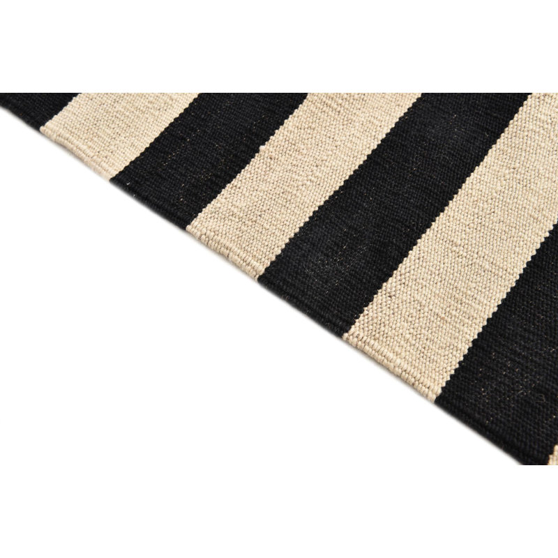 Tapis noir et blanc Otero