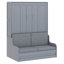 Queen Size Murphy Bed With Cushion-107287447
