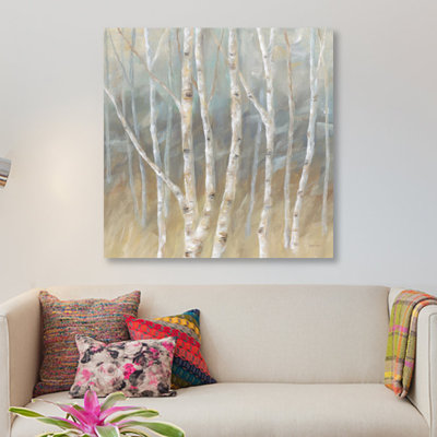«Silver Birch Square», reproduction sur toile