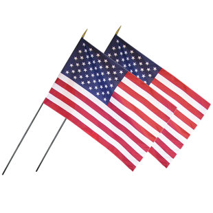 Double Sided 24'' H x 36'' W Polyester House Flag (Set of 2)